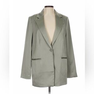 H&M elegant Green Women’s Satin Blazer